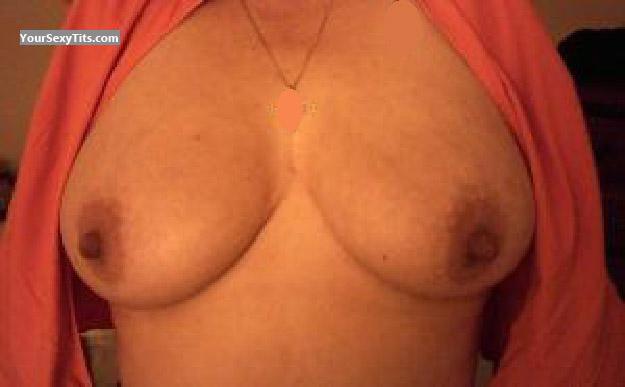 Tit Flash: Very Big Tits - Mrs. Beerguy from United States
